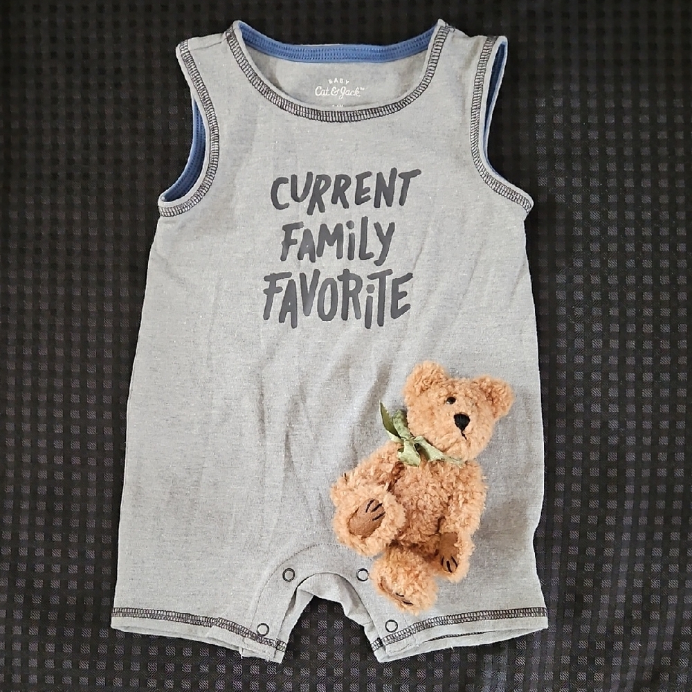 Cat & Jack, Gray, Current Family Favorite, Romper, One Piece, Spring/Summer